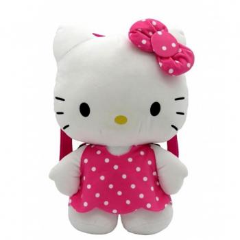 Mochila Peluche 3D Rosa Hello Kitty Oficial de Sanrio - CYP BRANDS