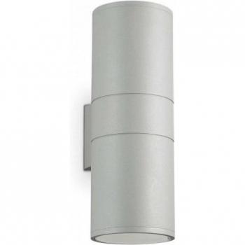 Aplique exterior Up Down Gun 2 luces gris claro IP54