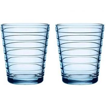 Iittala Aino Aalto - Juego de 2 vasos de cristal