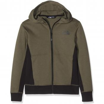 The North Face Kids TNF Sudadera con capucha Mountain Slacker, Niños, New Taupe Green, M