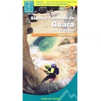 Sierra de Guara, mapa excursionista. Escala 1:40.000. Español, Català, Français. Alpina Editorial. - Oscar Ballarin