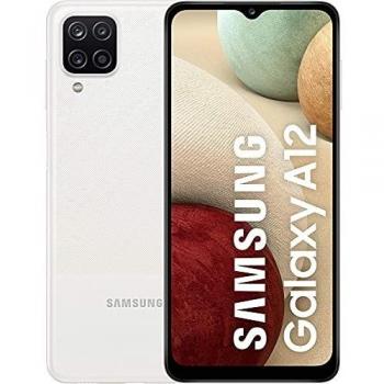 Samsung Galaxy A12 - Smartphone 128GB, 4GB RAM, Dual Sim, White