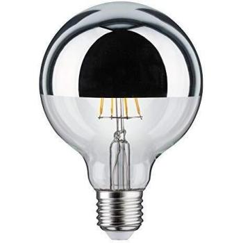 Paulmann 28387 LED Globe 95, 5W, E27, 230V, Cúpula espejo Plateado, 2700K, 5 W, 13.8x9.5x13.8 cm