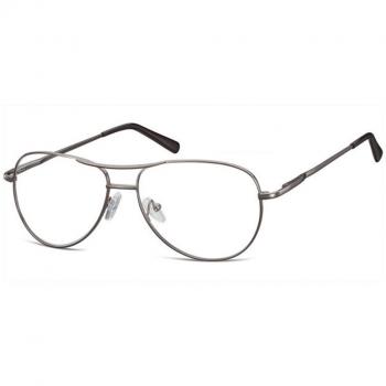 Pilot Full Rim Metal Kids' Prescription Glasses Online Grey Size 46 - Blue Light Block Available - SmartBuy Kids