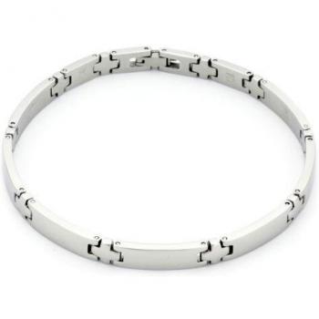 Morellato Pulsera Hombre Colección Cross Acero Blanco S7432