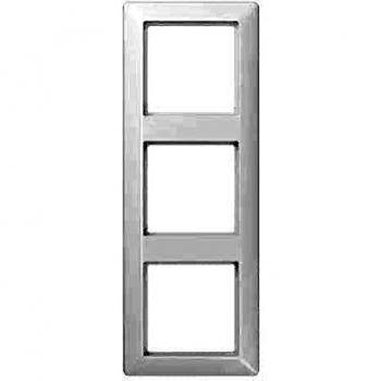 JUNG AS583WW Macro, Duroplástico, Resistente al Rayado, Brillante Blanco Alpino, Triple, 222.5 X 80.5mm