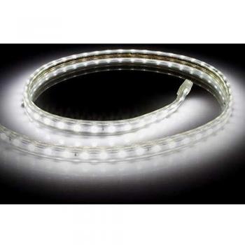 Tira LED Regulable 220V AC 60 LEDs/m Blanco Neutro IP65 a Medida Ancho 14mm Corte cada 100 cm