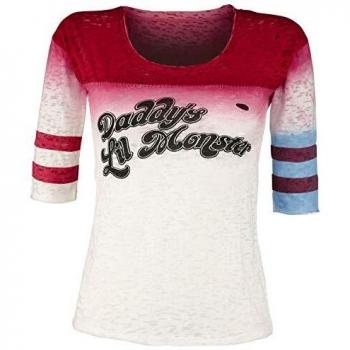 Escuadrón Suicida Harley Quinn - Daddy'S Little Monster Mujer Camiseta Manga Larga Multicolor L