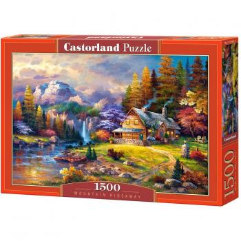 Castorland C151462 Hobby Panoramic Mountain Hideaway Jigsaw Puzzle, 1500 Pieces Set, Multicolour
