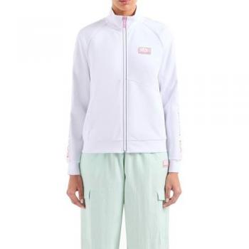 EA7 Emporio Armani Women's White Sweatshirt, Size XL
