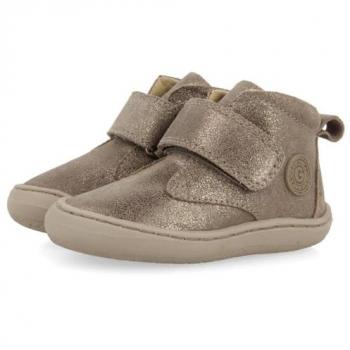 Zapatillas Deportivas Barefoot Brillantes para Bebé Niña con Cierre Ajustable - Gioseppo Oure Gris EU 24