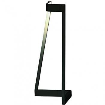 Lámpara de Mesa Minimalista LED 5W, 3000K, 375lm, Color Negro, Garantía de 3 Años