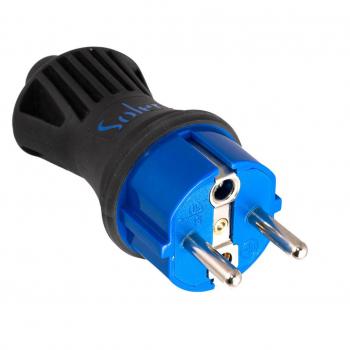 Clavija de enchufe Bipolar Solera 5706CK 16 A 250 V con espigas de Ø4,8 mm Negro Termoplástico