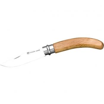 Cuchilleria Joker NE21 - Navaja, puño de encina, virola giratoria, hoja de 8 cm