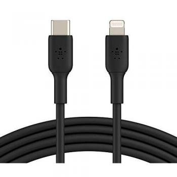 Belkin Boost Charge - Cable de carga rápida USB-C a Lightning para iPhone 8 o posterior, 1 m, color negro