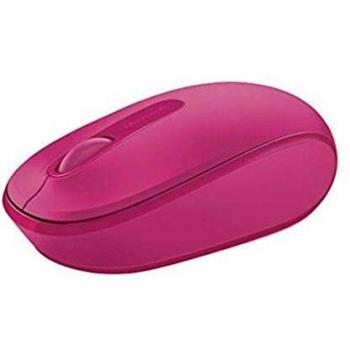 Microsoft – Wireless Mobile Mouse 1850, Inalámbrico, Rosa magenta