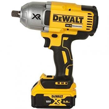 DeWALT DCF899P2 18V Li-Ion Brushless Impact Wrench Set with 2x5.0Ah Batteries and T-STAK Case