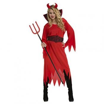 Disfraz de Diablesa Roja para Adultos - 3 Piezas, Talla XL