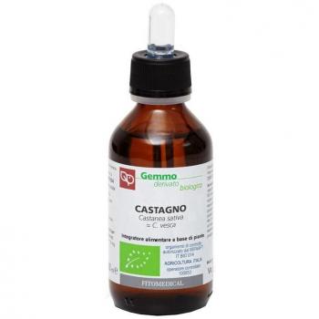 Fitomedical Castaña Macerada Glicerina Bio 100ml - Extracto de castaño en glicerina, formato líquido, 100 ml