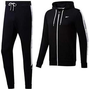 Reebok Te Linear Logo Ft TS Conjunto Deportivo, Hombre, Negro, S