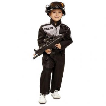 Disfraz Agente SWAT Infantil Original - Talla 3-4 Años