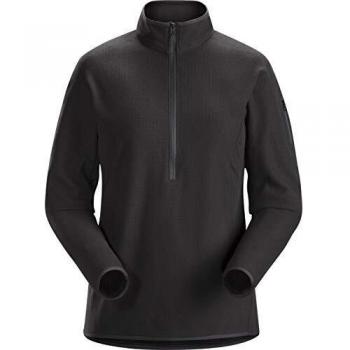 Arc'teryx Arcteryx Delta Lt Zip Neck Women's Sudadera, Mujer, Black, L