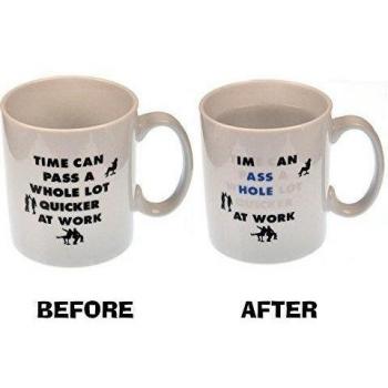 Time at Work > Asshole at Work - Disappearing Letters Heat Change Mug
