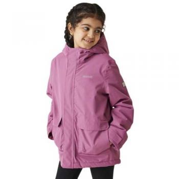 Regatta Kids Ezdale Waterproof Insulated Jacket - Violet, Size: 9-10 Years