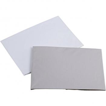 Micuna Nacelle - Pack de dos sábanas bajeras para minicuna, color blanco / gris