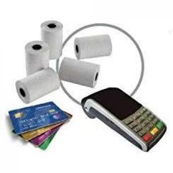 Rollo de Papel Térmico para POS Tarjetas de Crédito - 57 x 60 mm - Paquete de 10