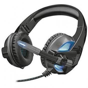 Trust Gaming GXT 410 Rune - Auriculares Gaming para PC con iluminación, Color Negro