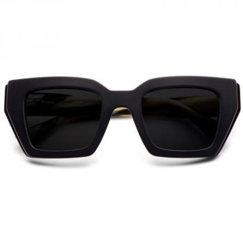 Etnia Barcelona Ritmo Polarized Women's Sunglasses Black Size 48
