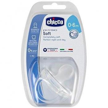 Chicco Physio Soft Silicone Pacifier 6-16 Months - Assorted Colors