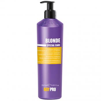 Kaypro Blonde Acondicionador Iluminador Para Cabellos Rubios Decolorados Con Mechas 350 ml