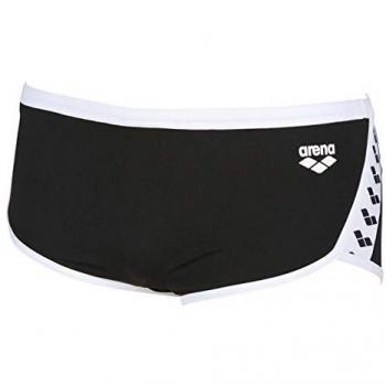 Arena Team Stripe Low Waist Short, Black/White, 75