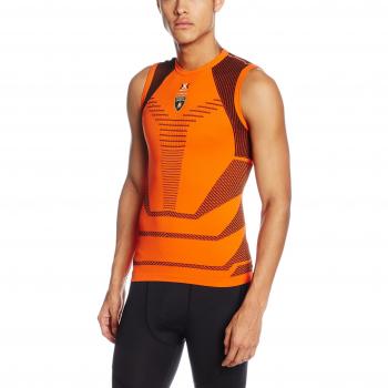 X-Bionic Hombre oberbekleidung Lamborghini Running Sleeveless, todo el año, hombre, color naranja, tamaño S
