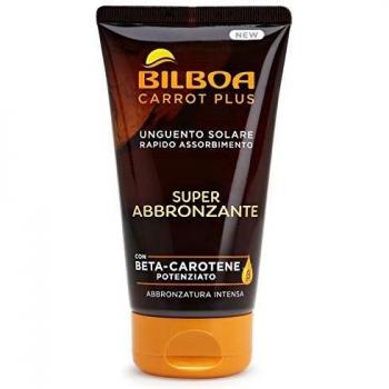 Bilboa Zanahoria Plus Pomada Solar con activador de melanina 150ml, bronceador solar sin factor de protección