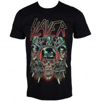 Slayer Metal T-Shirt - Prey with Background - ROCK OFF L