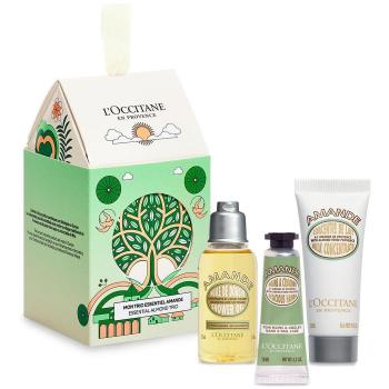 Cofre Capricho de Almendra L'Occitane En Provence - Set de cuidado corporal con extracto de almendra, incluye gel de ducha, crema para manos y leche corporal, fragancia suave y nutritiva, envase ecol
