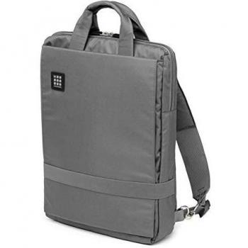 Moleskine, Colección ID, Bolsa Vertical con Asas y Bandolera, Bolsa para PC, Tablet, Notebook y iPad de Hasta 15'', Dimensiones 30 x 10 x 38 cm, Color Gris Pizarra