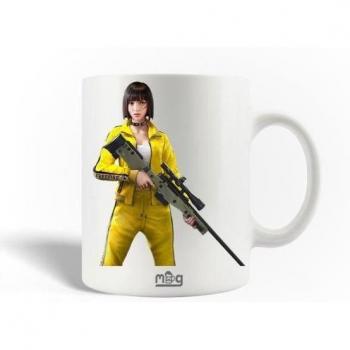 Taza de Cerámica Kelly Free Fire Videojuego