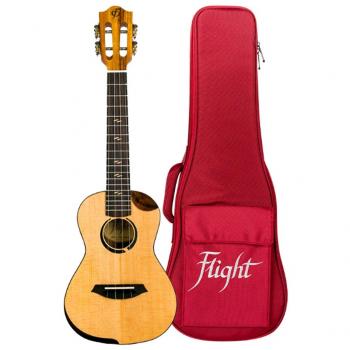 Flight Victoria EQ-A Solid Spruce Tenor Electro Ukulele