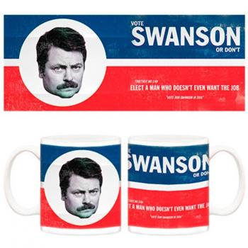 Taza Parks and Recreation Vota a Swanson