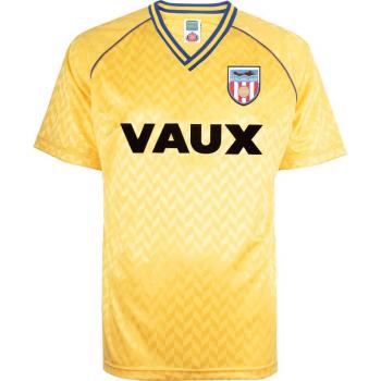 Sunderland 1990 Third Retro Football Shirt - Characteristics: Retro design, short sleeves, embroidered club crest, breathable fabric, available in various sizes