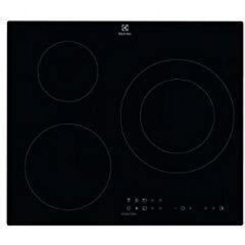 Placa de Inducción Integrada Electrolux LIT60336CK - 3 Zonas, 2500W, 56 cm, Color Negro