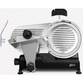 Cortadora de Fiambre Eléctrica H.Koenig MSX252, Profesional, Precisión, Espesor de Corte 0-12mm, Cuchilla Italiana de 25cm, Afilador Integrado, Ampl