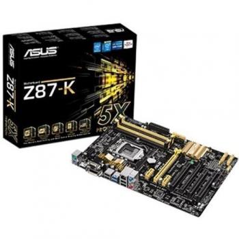 Asus Z87-K - Placa base (Socket 1150, ATX, 4 DDR3, 6 SATA3, VGA)