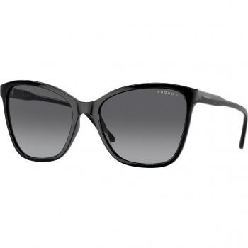 Vogue Women's Polarized Sunglasses VO5520S W44/T3 Black Butterfly