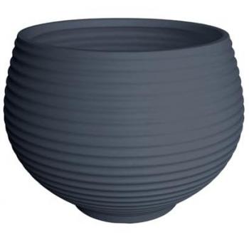 Maceta Zafira 32 cm Crema - Polietileno Resistente a Impactos - Fácil Limpieza - Capacidad 15L