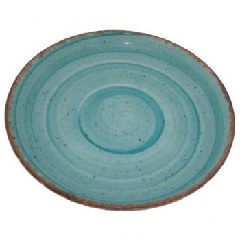 Vajilla Llorca Eo Turquesa Plato Café Moka 12 cm Caja 12 Unidades - Diseño Elegante y Alta Calidad